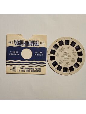 VINTAGE View Master Reel LONDON England 1948